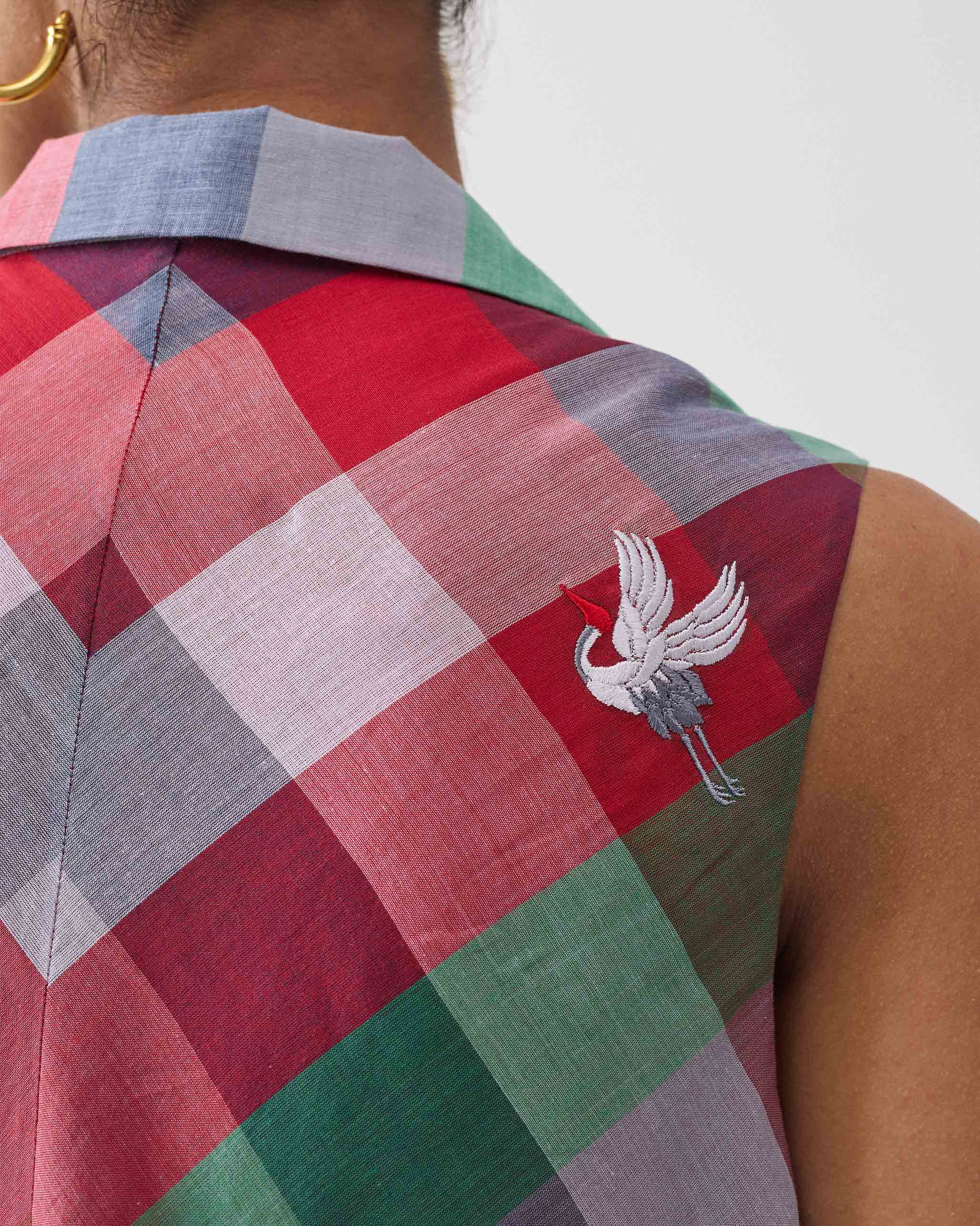 Kirei Dress - Multicolor Checks