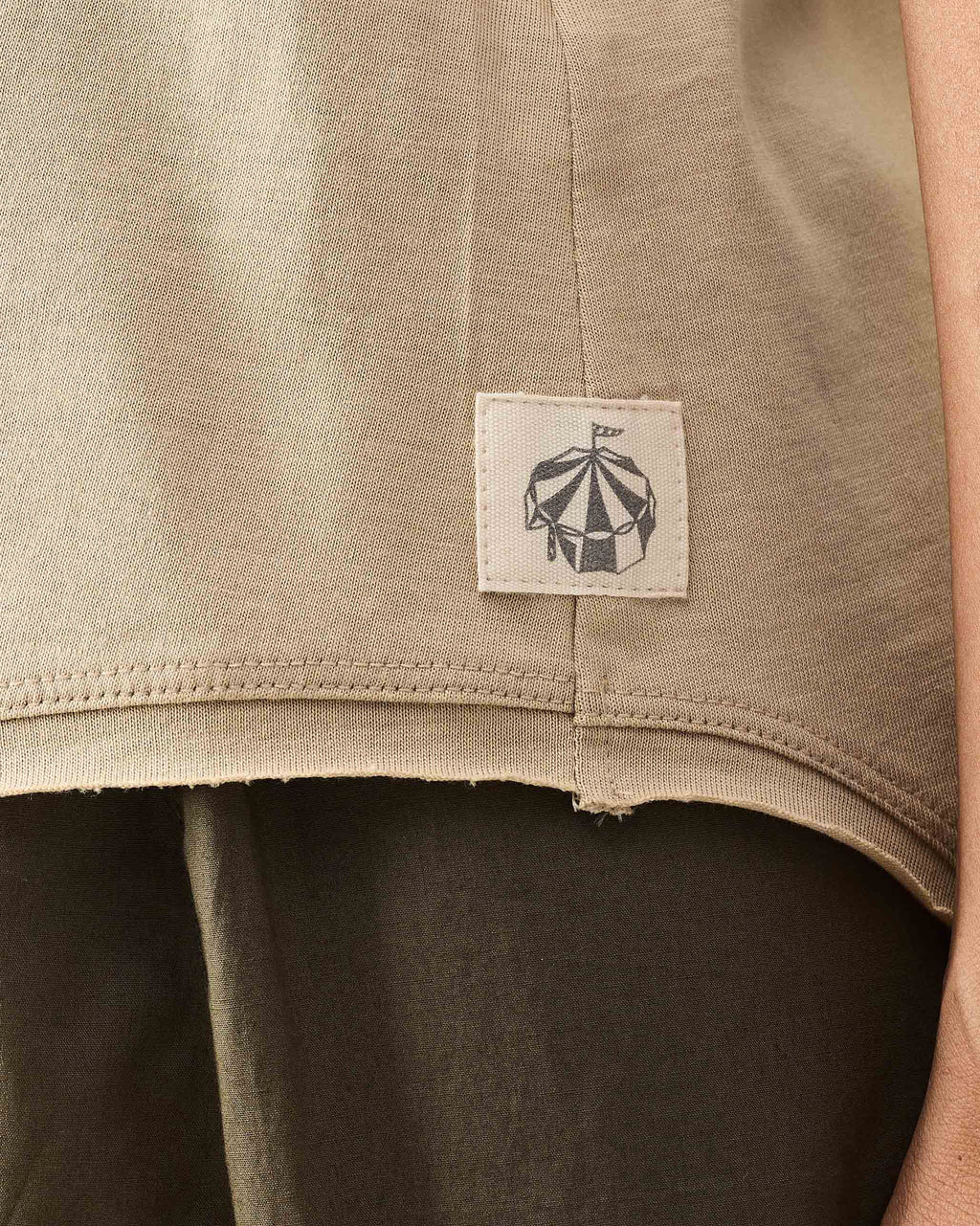 Ukiyo Racerback Top - Khaki